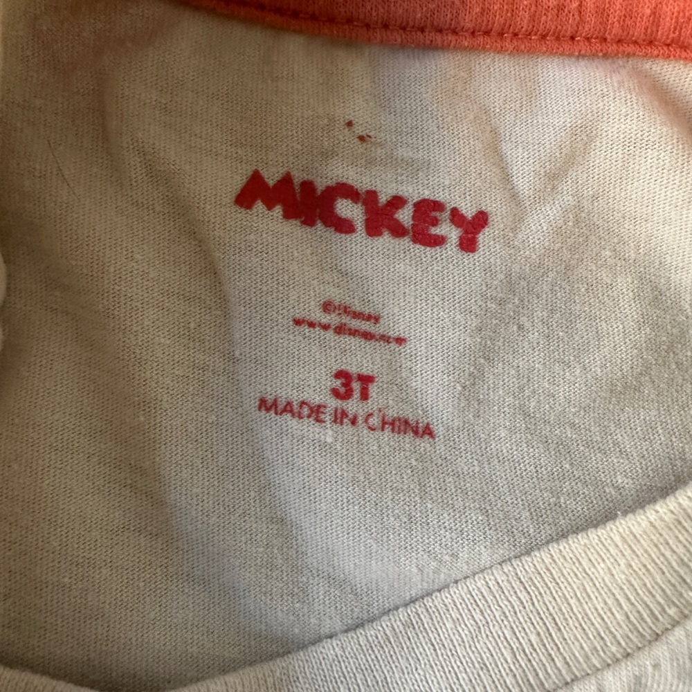 Mickey Mouse T-Shirt and Tropical Shorts Set 3T - Picture 2 of 4